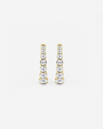 Load image into Gallery viewer, Joraire Diamond Hoops
