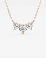 Load image into Gallery viewer, Jorelle Three Stone Pendant