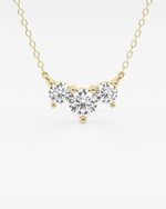 Load image into Gallery viewer, Jorelle Three Stone Pendant