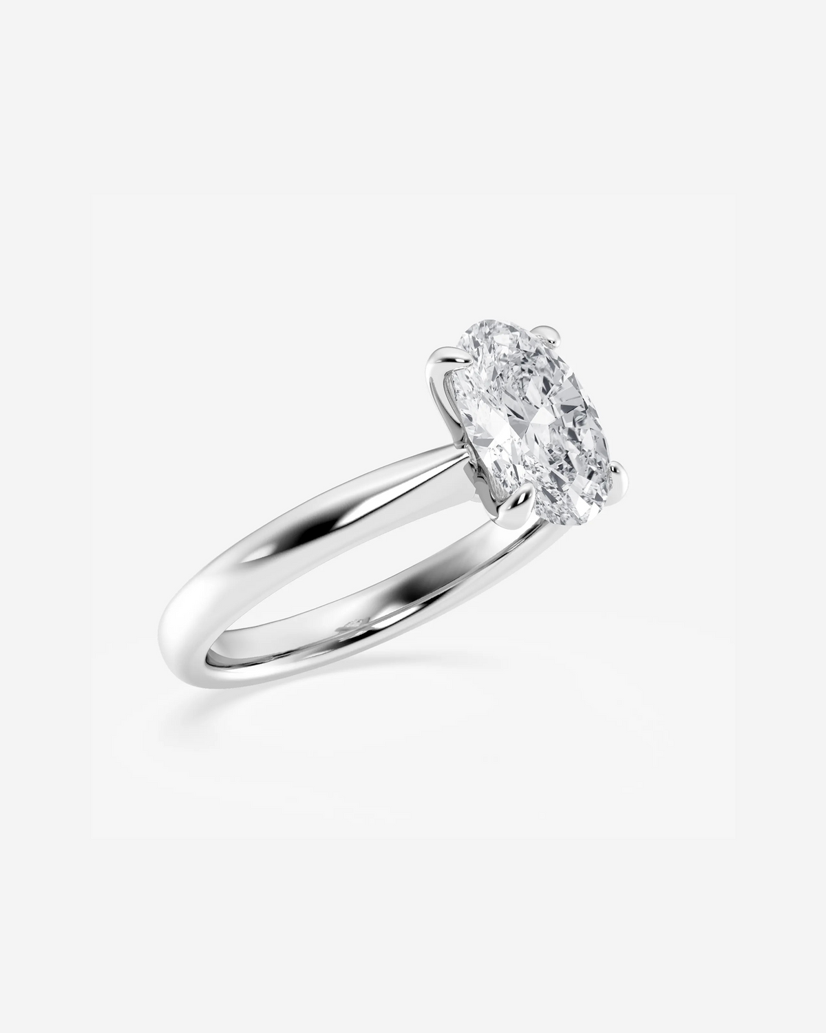 Sylaire oval solitaire ring