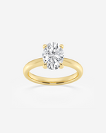 Load image into Gallery viewer, Sylaire Oval Solitaire Ring
