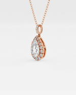 Load image into Gallery viewer, Pavaire Pear Pendant
