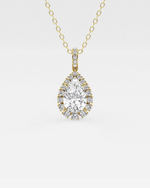 Load image into Gallery viewer, Pavaire Pear Pendant