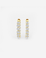 Load image into Gallery viewer, Wynenne Diamond Hoops