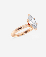 Load image into Gallery viewer, Zorique Marquise Solitaire Ring