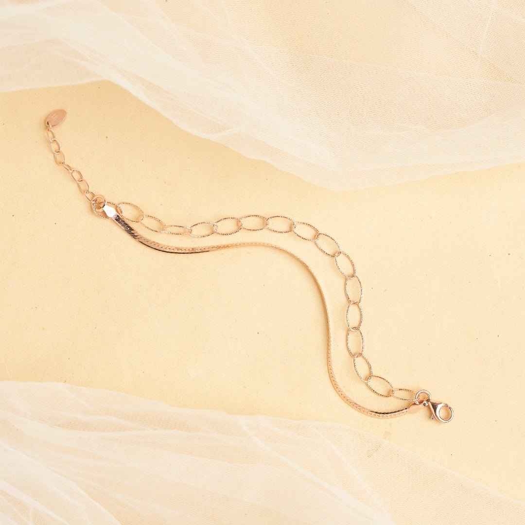 Luxe Intertwine Silver Bracelet
