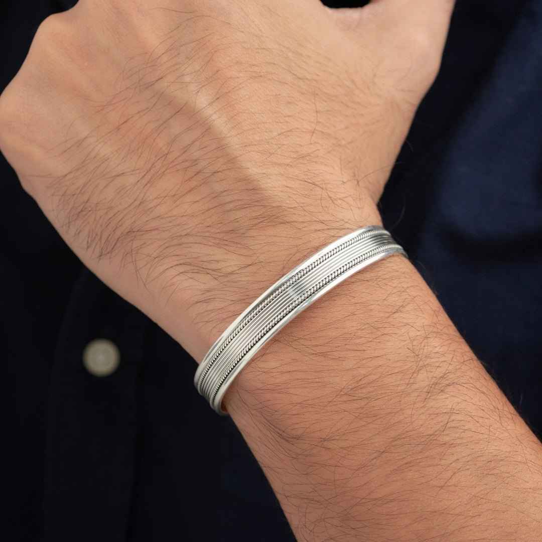 Silver Aaryan Men Bracelet