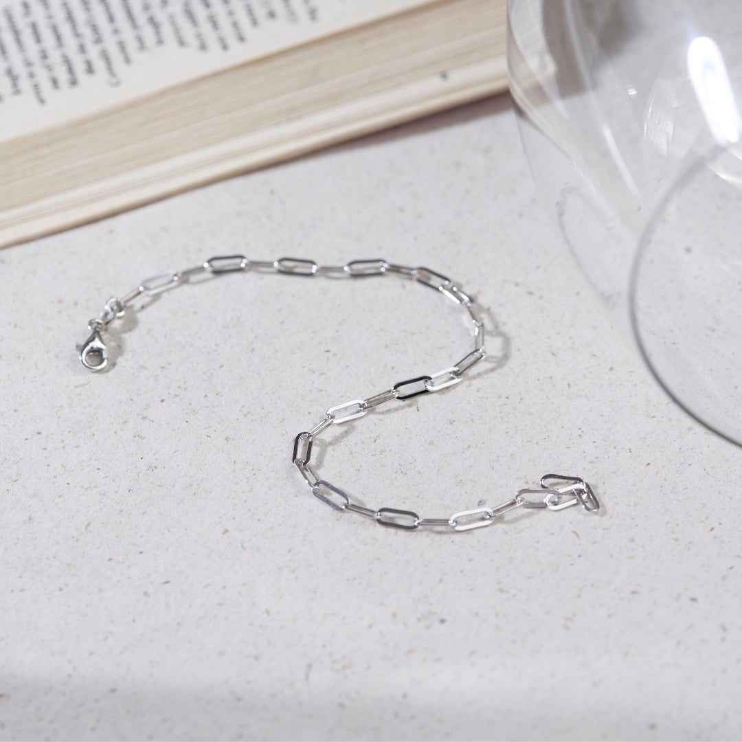 Silver Standard Link Bracelet