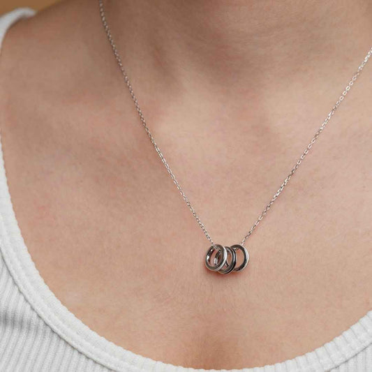Sterling Round Silver Necklace