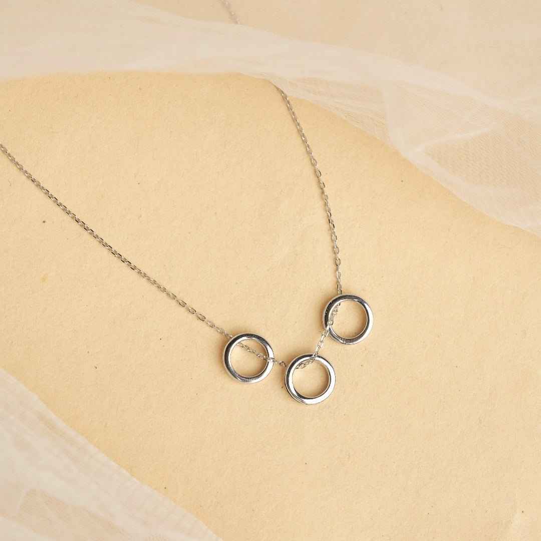 Sterling Round Silver Necklace