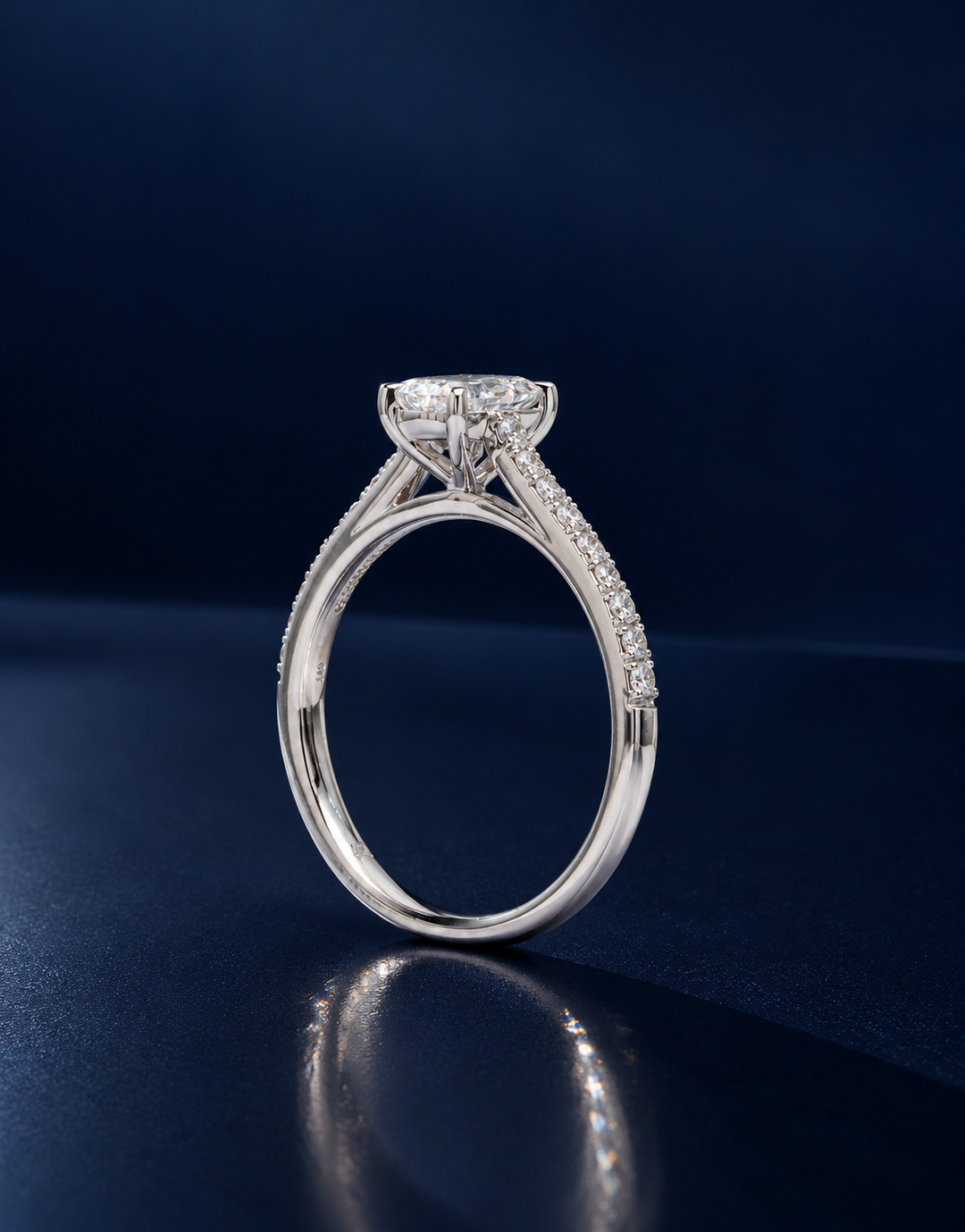 Bella Emerald Cut Solitaire LGD Ring