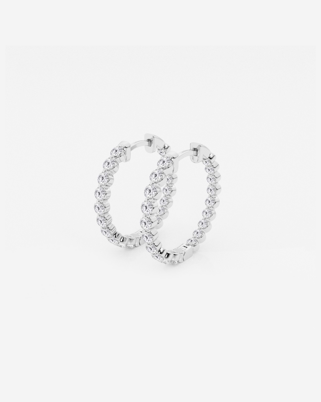 Bellenne Diamond Hoops