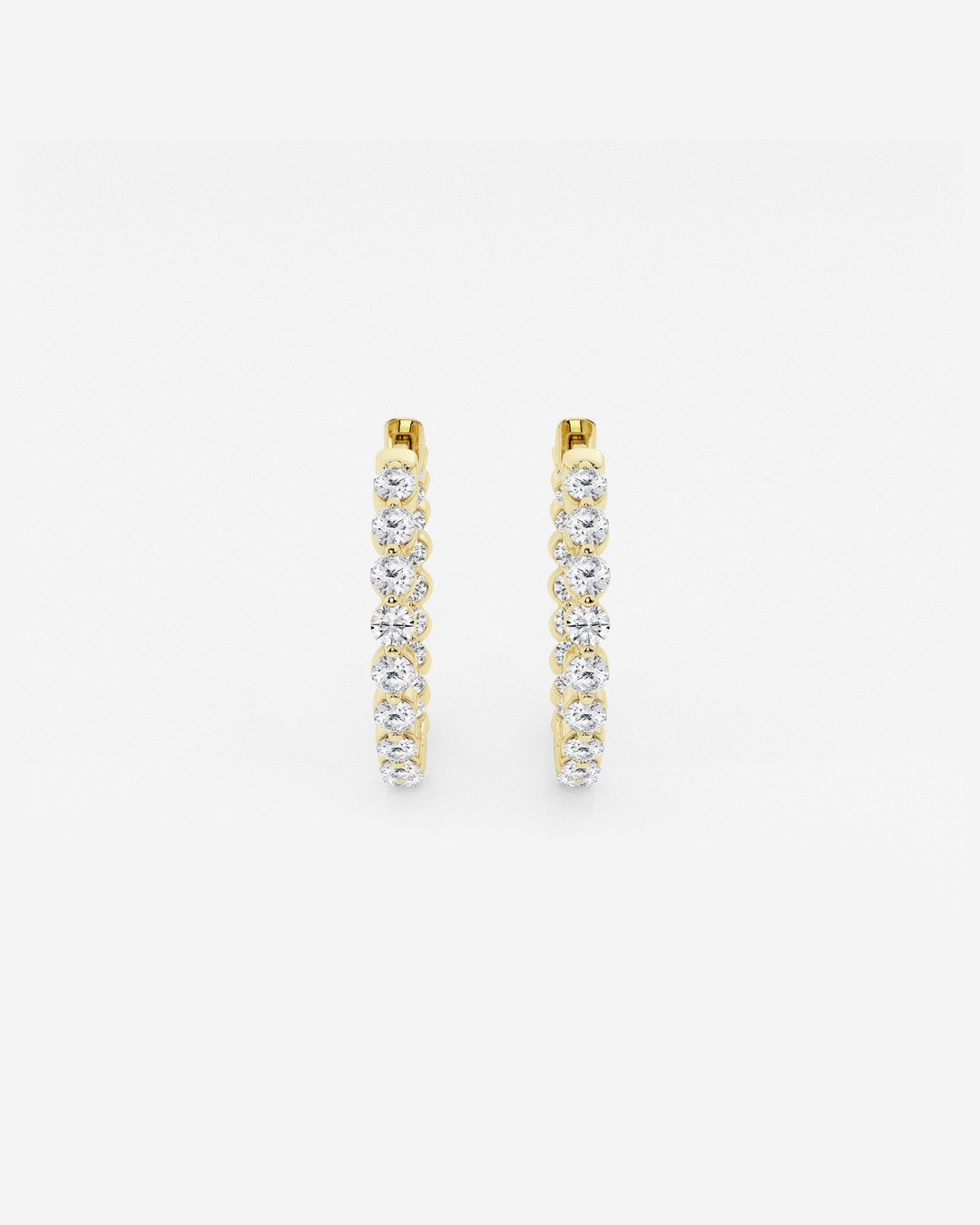Bellenne Diamond Hoops