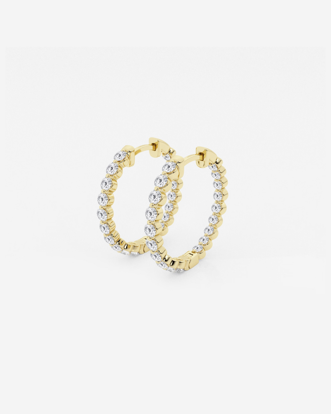 Bellenne Diamond Hoops