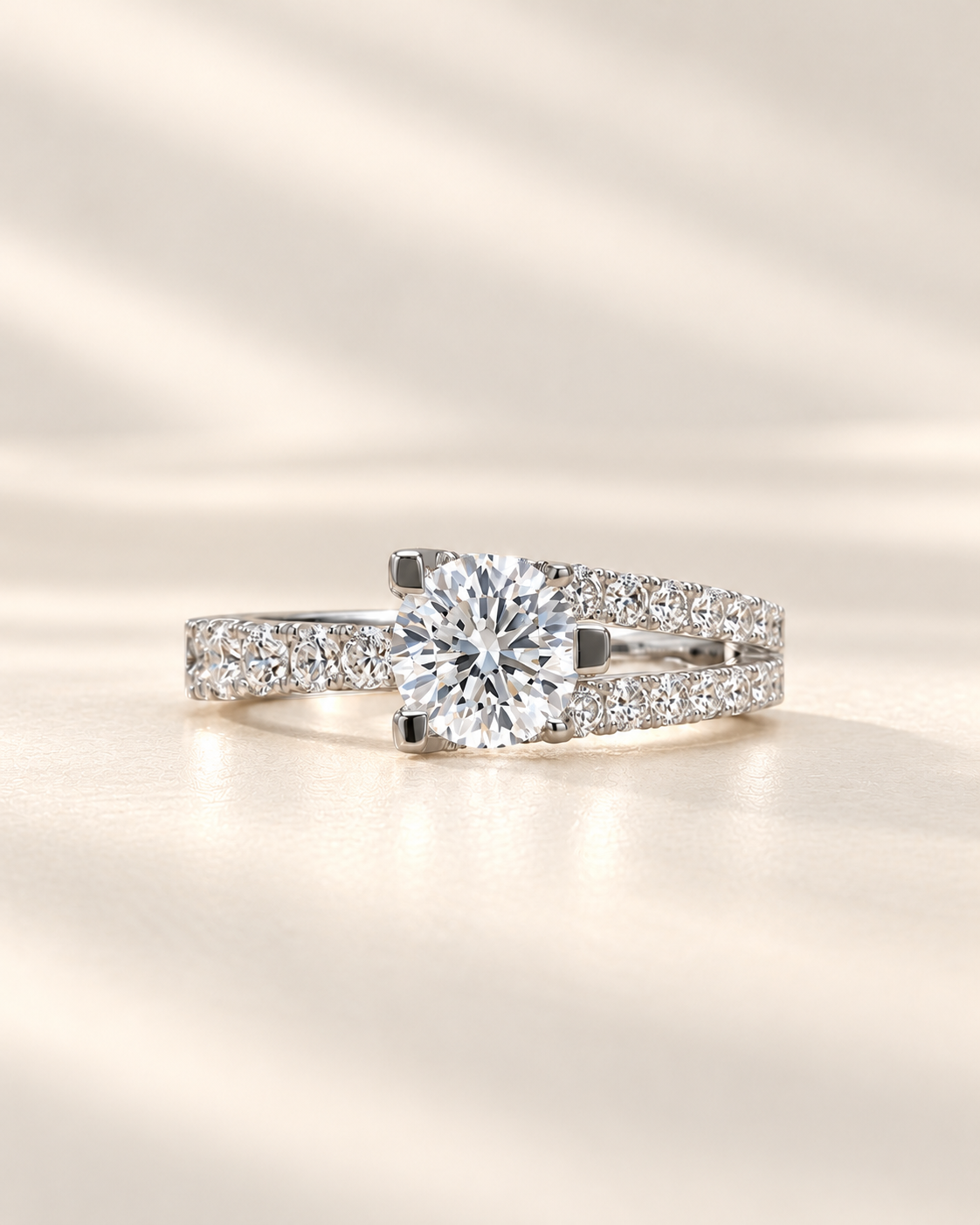 Brilliant_split shank_diamond_engagement_ring