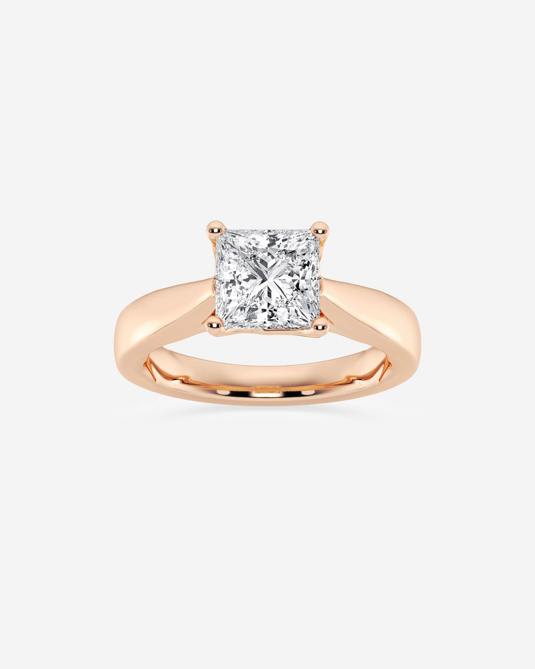 Cerella Princess Solitaire Ring