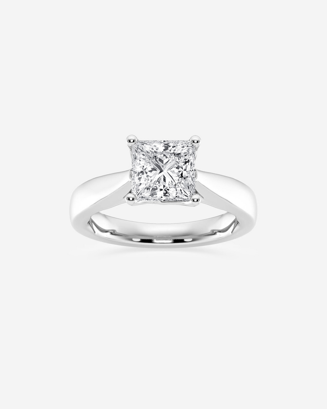 Cerella Princess Solitaire Ring