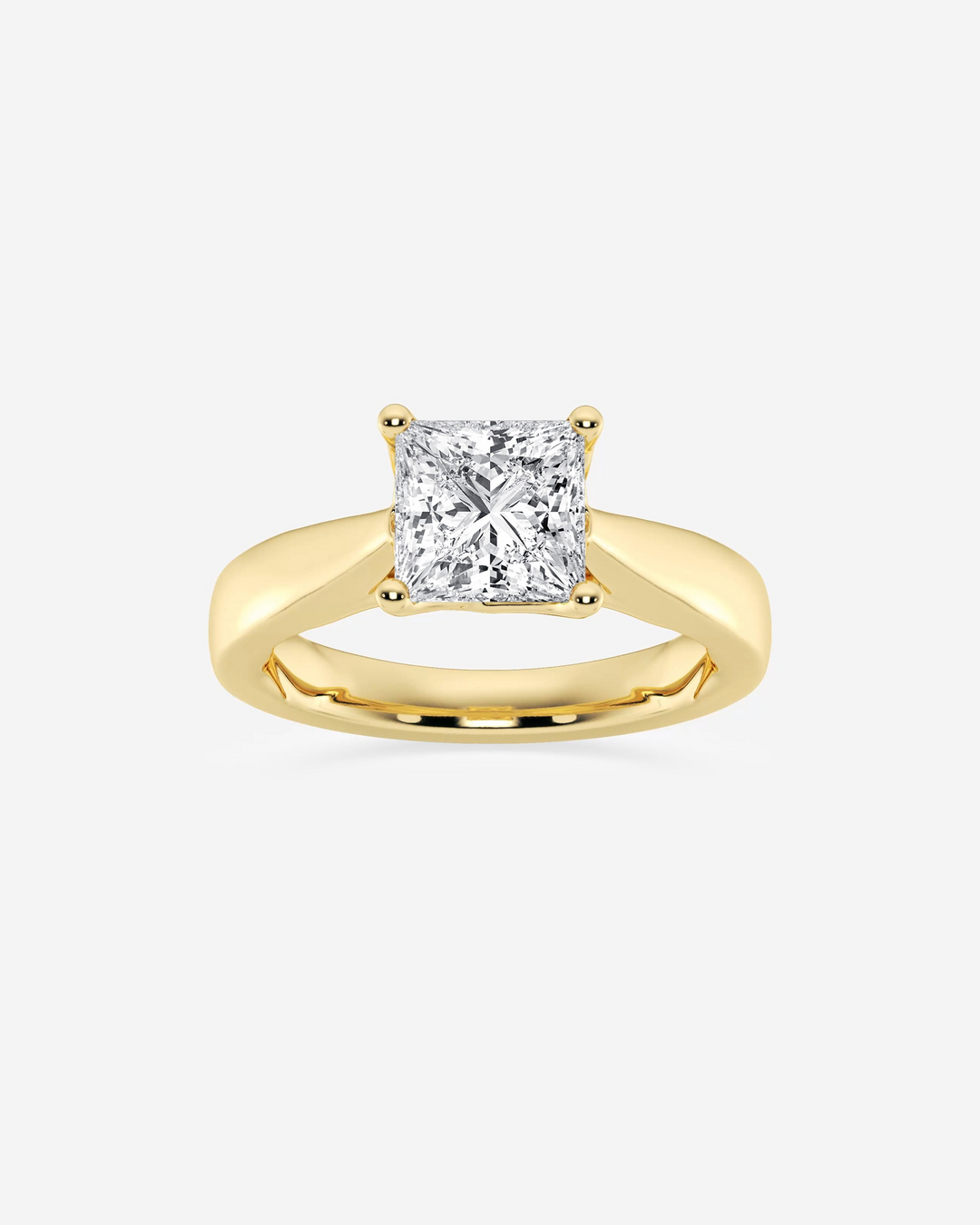 Cerella Princess Solitaire Ring