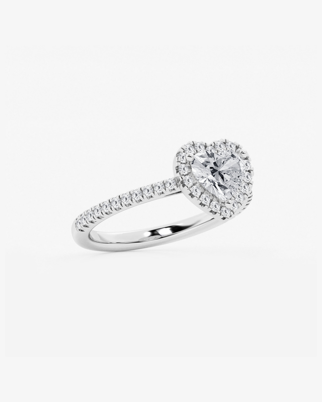 Cyraire Heart Halo Ring