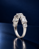 Load image into Gallery viewer, Eden Emerald Cut LGD Band
