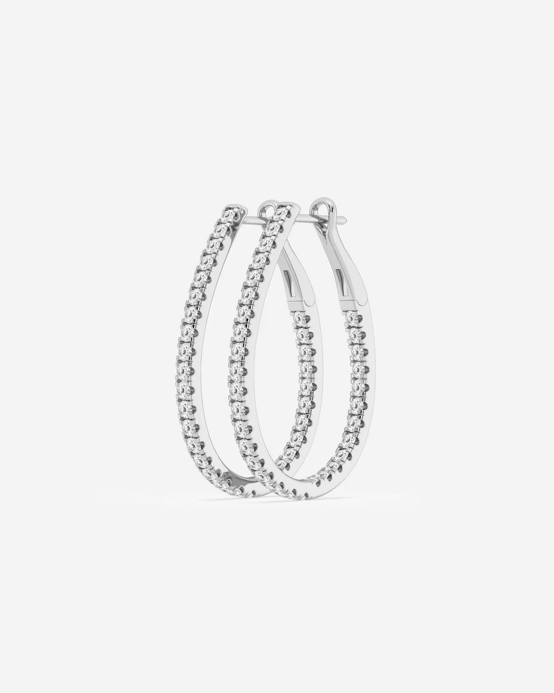 Evoelle Diamond Hoops