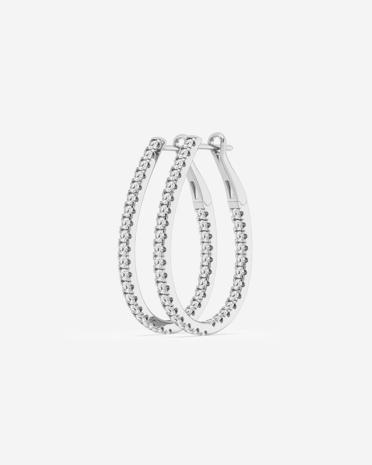 Evoelle diamond hoops