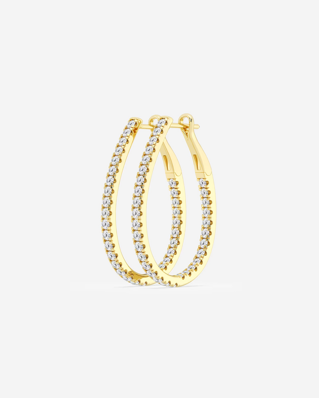 Evoelle Diamond Hoops
