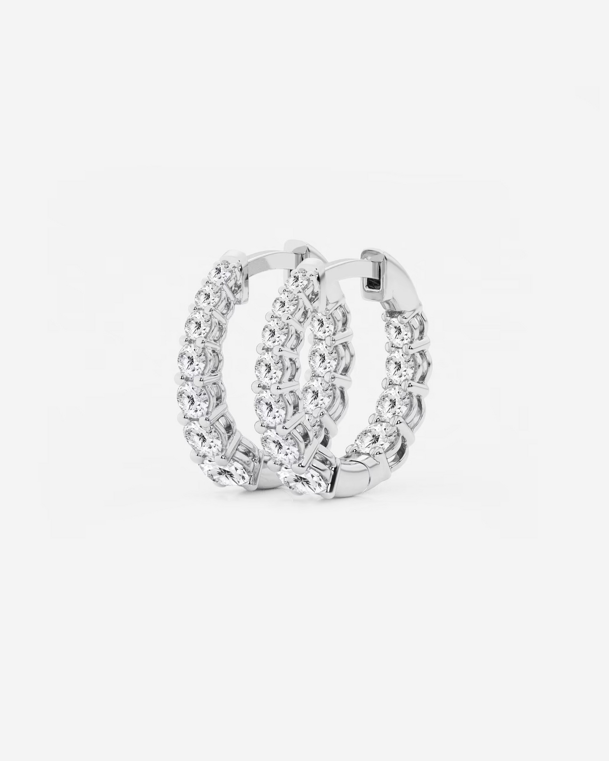 Joraire diamond hoops