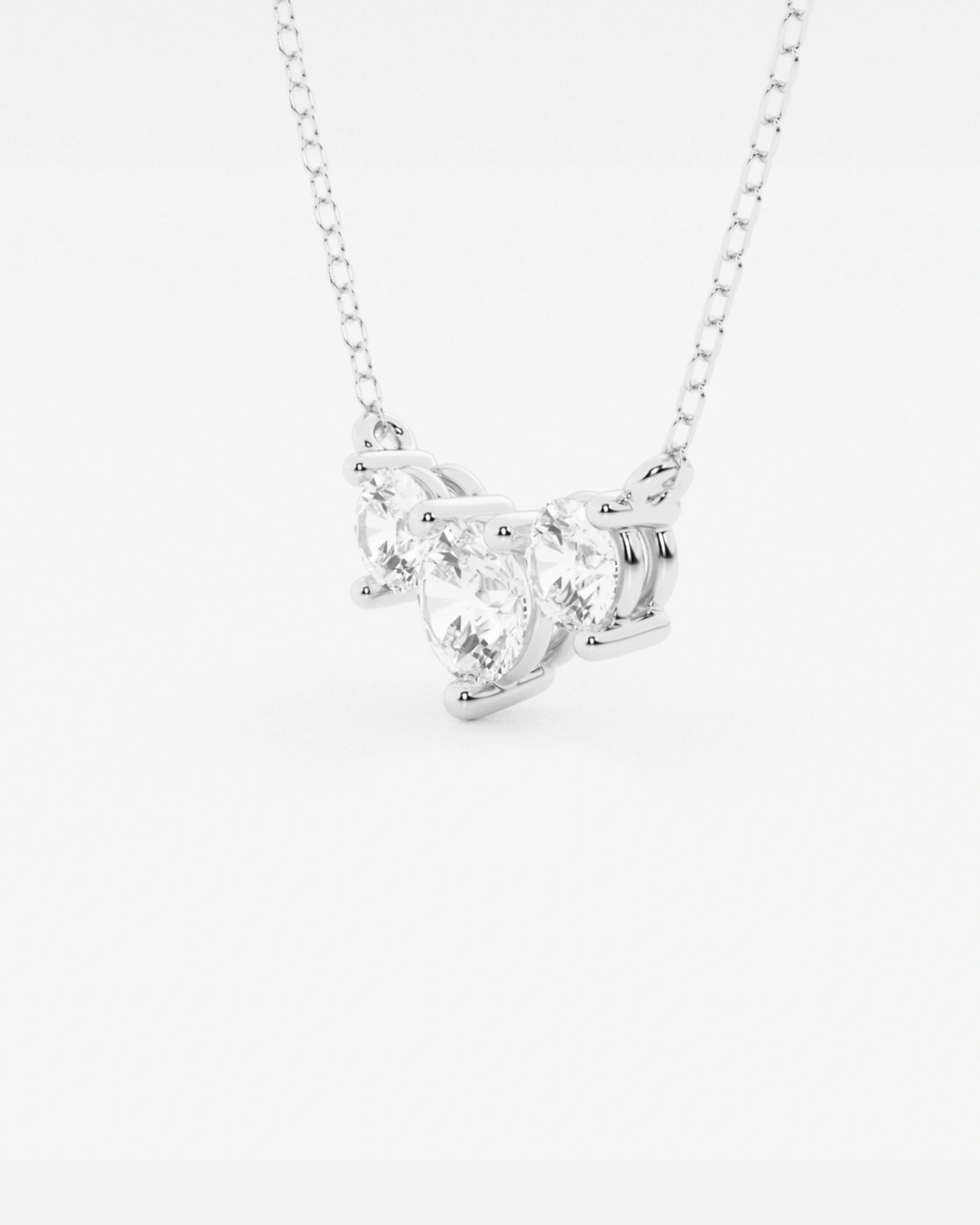 Jorelle three stone pendant