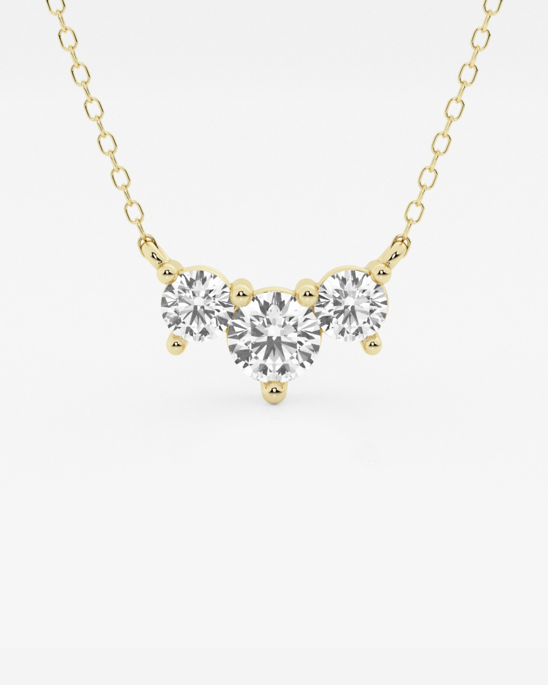 Jorelle Three Stone Pendant