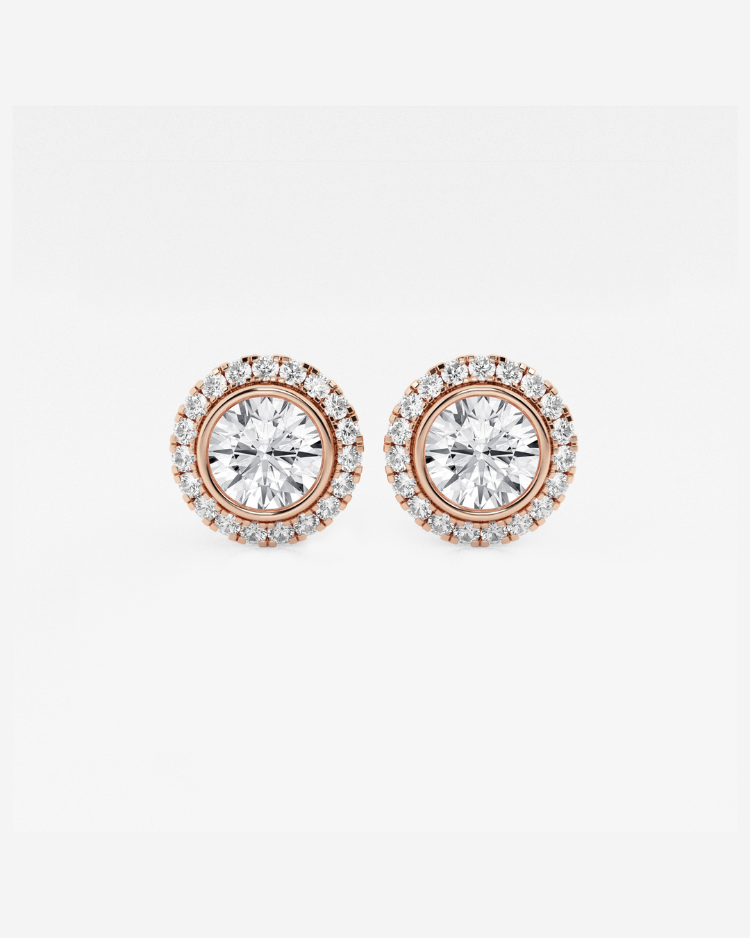 Kaeloria Round Halo Stud