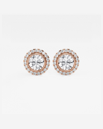 Load image into Gallery viewer, Kaeloria Round Halo Stud
