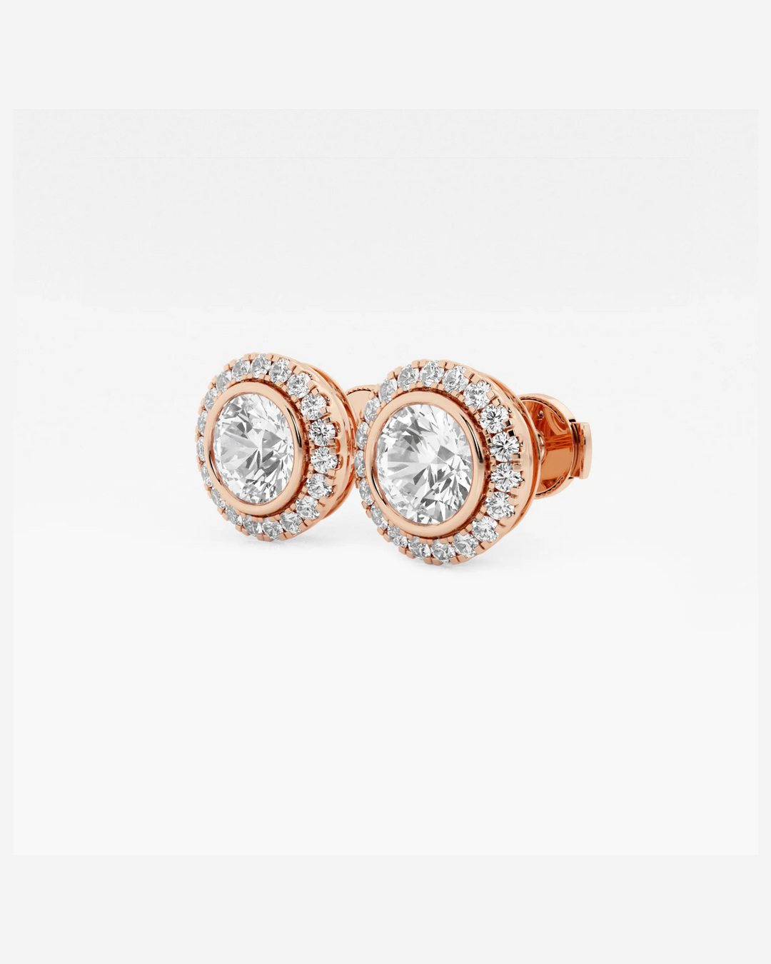Kaeloria Round Halo Stud