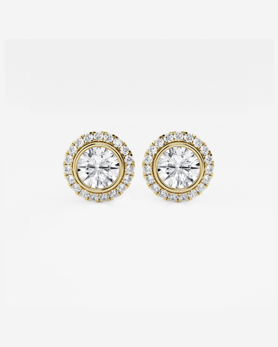 Kaeloria Round Halo Stud