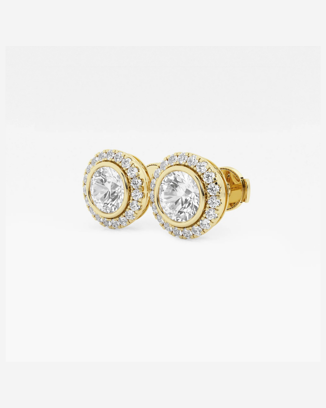 Kaeloria Round Halo Stud