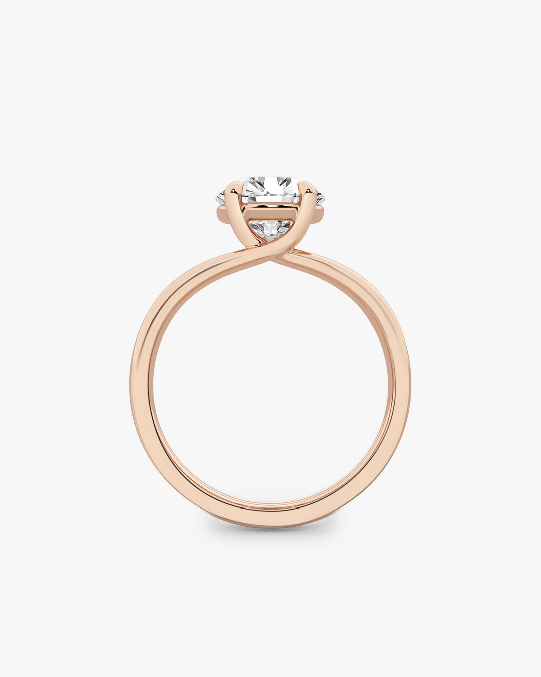 Merenne Round Solitaire Ring