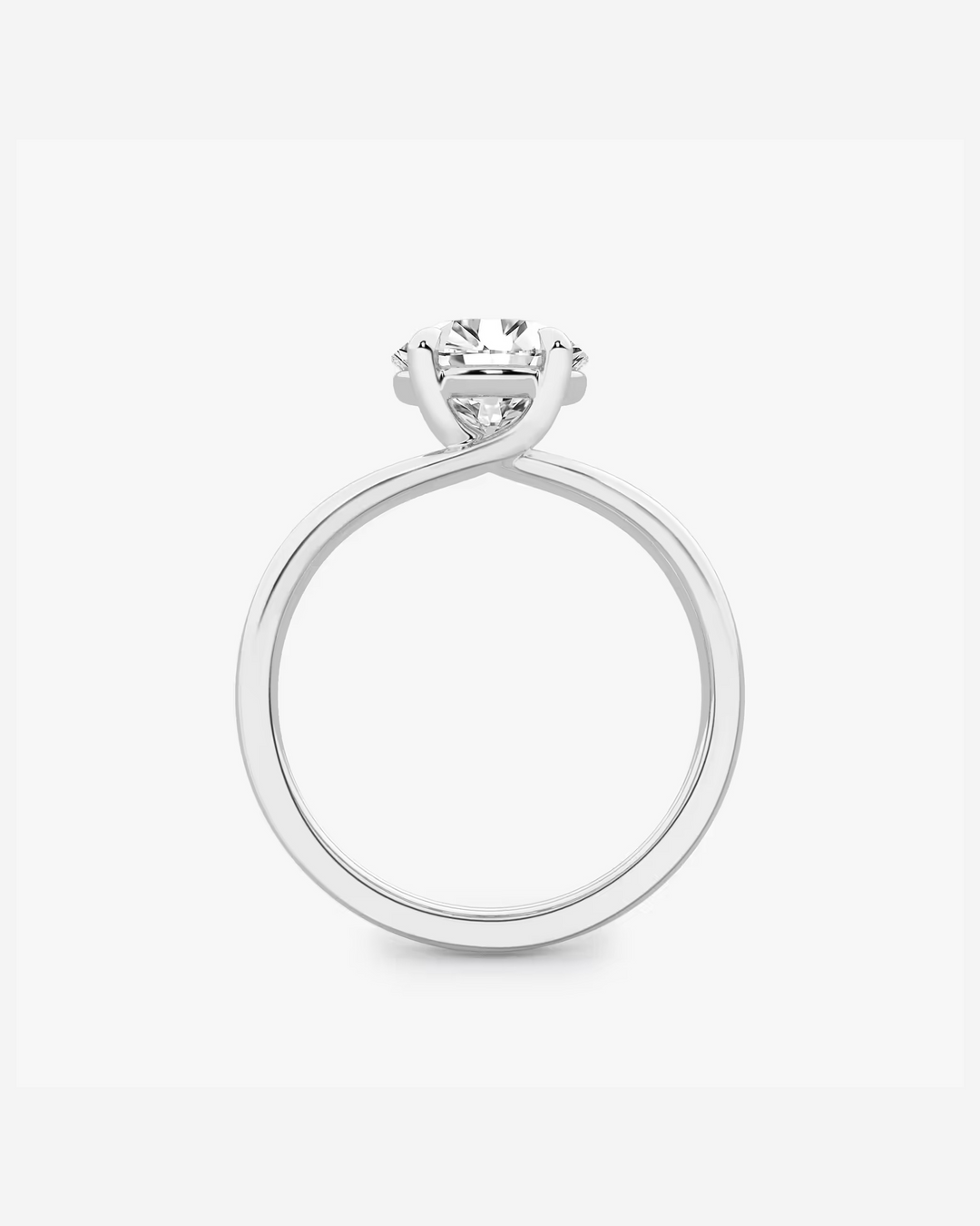 Merenne Round Solitaire Ring