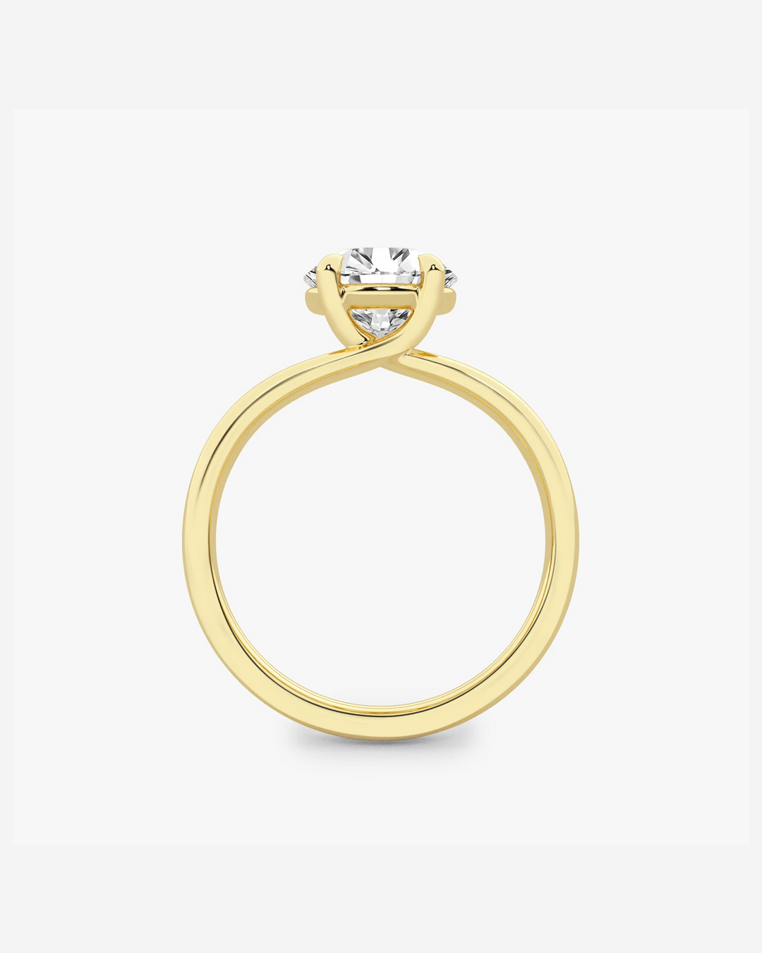 Merenne Round Solitaire Ring