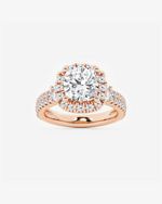 Load image into Gallery viewer, Norelle Cushion Halo Ring
