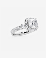 Load image into Gallery viewer, Norelle Cushion Halo Ring
