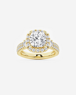 Load image into Gallery viewer, Norelle Cushion Halo Ring
