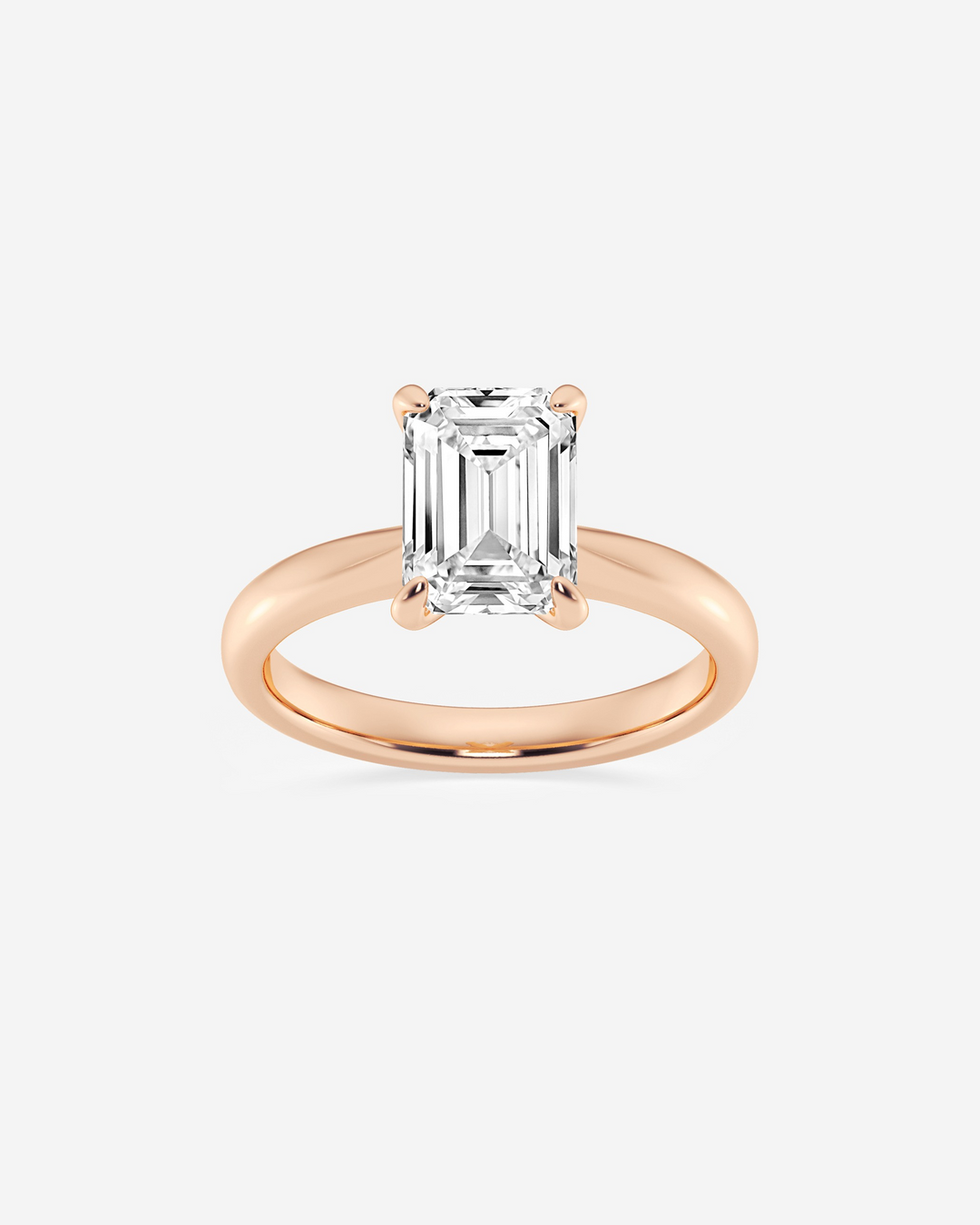 Pavique Emerald Solitaire Ring