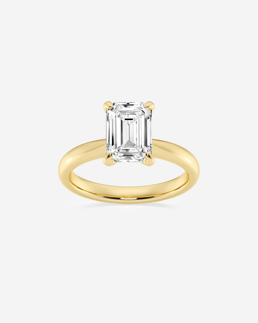 Pavique Emerald Solitaire Ring