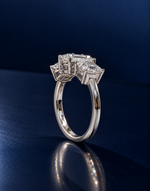 Load image into Gallery viewer, Stella Three Stone LGD Ring
