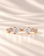 Load image into Gallery viewer, Iris Diamond Stack LGD Ring
