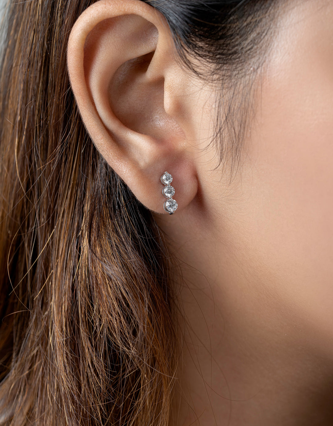 Sea Triple Drop Earrings