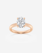 Load image into Gallery viewer, Sylaire Oval Solitaire Ring
