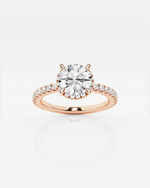 Load image into Gallery viewer, Sylique Round Halo Ring
