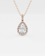 Load image into Gallery viewer, Pavaire Pear Pendant

