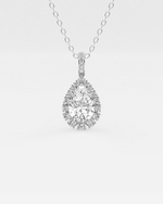 Load image into Gallery viewer, Pavaire Pear Pendant
